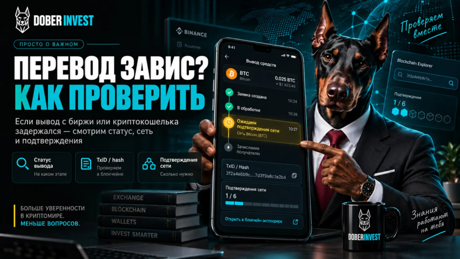 Перевод «завис»: как проверить транзакцию самому